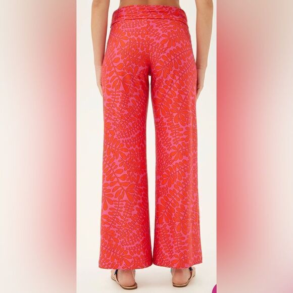 New! Trina Turk TRELLIS SWIM PANT COVERUP - Picture 4 of 5